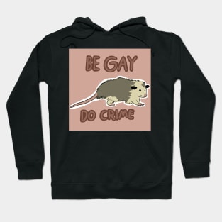 Be gay do crime sticker Hoodie